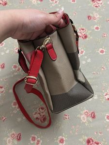 Classic Plaid Satchel Handbag