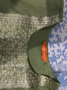 Green Kurta Set with Dupatta