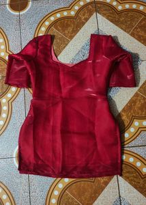 red zimmyzoo short kurti stiched by me