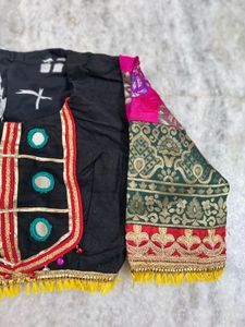 Hand work  Black Ethnic Blouse