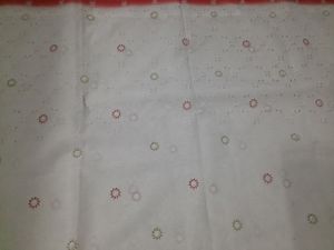 Red And White Georgette Saree