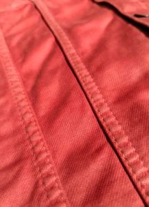 BIKERS Red Denim light Jacket