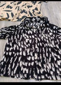 2 pcs combo  crop shirt