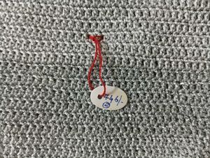 HANDMADE CROCHET SILVER BAG