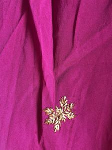 pink indo western