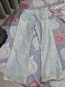 Light Wash Wide Leg Jeans