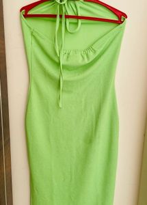 Neon Green Bodycon Dress