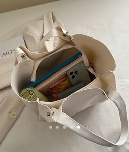 Chic White Tote Bag
