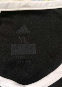 Adidas Climalite Black &amp; White T-Shirt