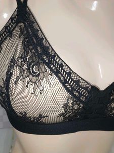 (1415)Black Lace Bralette