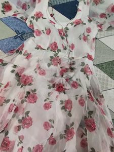 Beautiful Floral Print Gown