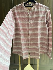 Max Slim Fit Linen Blend Shirt