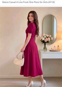 Chic A-Line Midi Dress