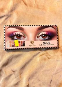 nude, glitter shimmer eyeshadow palette