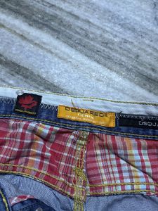 Authentic Dsquared Men's Blue Denim Capris