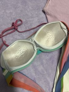 Rainbow Bikini &amp; Pink Top32-34