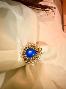 Stunning Blue Gemstone Ring