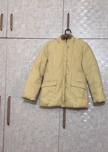 Beige women’s Puffer Jacket
