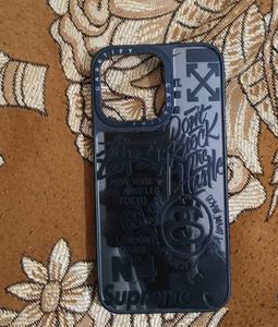 I Phone 13 Pro Black Mirror Cover Premium Look
