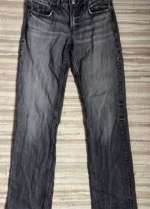 Grey Wash Straight Leg Jeans