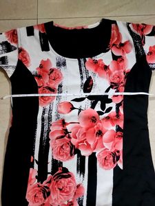 Long Floral Print Top 🌸✨️