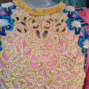 Full embellished pink Kurta
