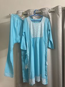 Elegant Blue Kurta Set