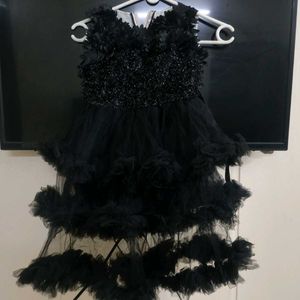 Stunning Black Embellished Gown