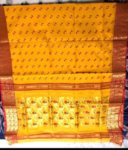 New Yellow Taant Saree