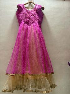 new Stunning Pink Ethnic Gown