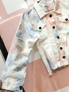Tie-Dye Denim Jacket