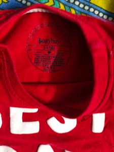 cute kids red t shirt