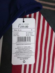 M size Stylish One-Shoulder Striped gymwear Top