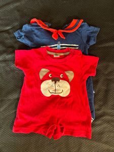 Combo Of Two Rompers (unisex)