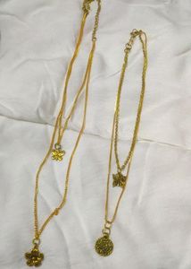 Combo Double Layer Chain Pendant