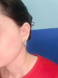 Chunky Silver Hoop Earrings