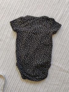 H&amp;M Baby Girls Polka Dot Wrap Bodysuit