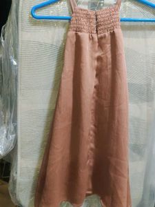 Smocked Corduroy Dress