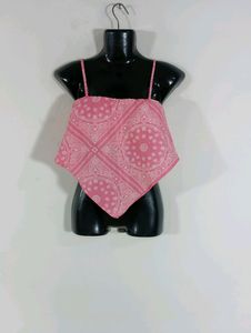 Puik Printed Casual Crop Top (Women)