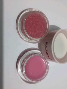 HUDAMOJI Lip Scrub &amp; Balm Set