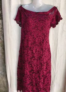 Elegant Lace Off-Shoulder Dress