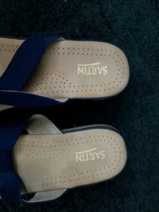 Blue SARTIN Flip Flop Sandals