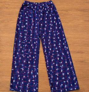 Blue Printed Palazzo Pants