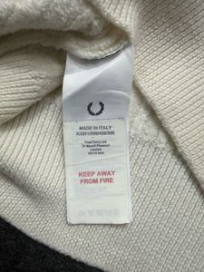 Cream Cable Knit V-Neck Sweater