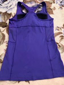 Purple Adidas Athletic Tank Top