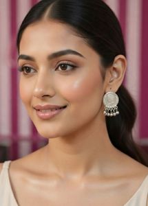 Statement Coin Drop Earrings
