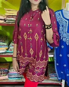 New Short Kurti With Tag