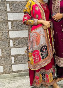 Elegant Red Ethnic Gown