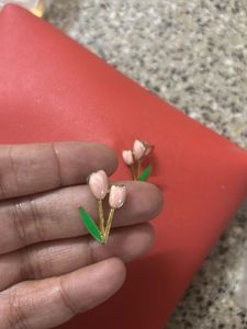 Cute Tulip Flower Earrings