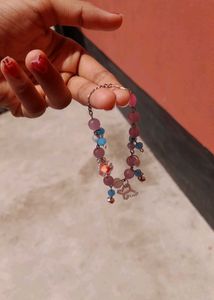 Hanmade Crystal Beaded Charm Bracelet